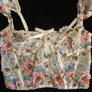 Victoria Secret Floral Bustier